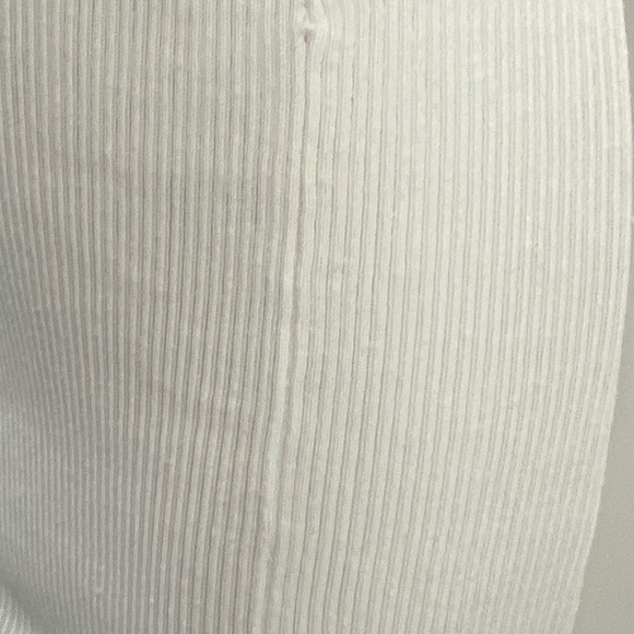 DOTS White Knit Asymmetrical Belted Sweater M - Picture 8 of 16